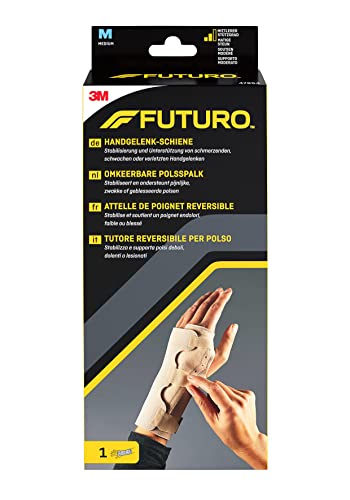 FUTURO Handgelenk-Schiene, Größe M (15,9 - 19,0 cm) – Unterstützung von Steifen, Schwachen oder Verletzten Handgelenken - Passt für Linke… – Ansicht 1