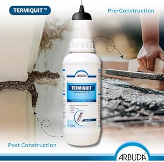 Termiquit Termite/Deemak Killer (1 LTR)| Odorless Solution| Pre & Post Construction Termite Control| Long Lasting Effect
