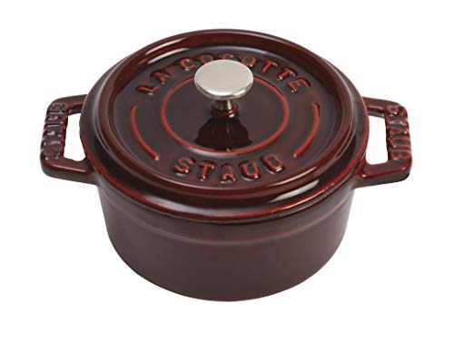 Minis - Staub En Oferta Staub Cocotte Redonda, Hierro Fundido, Granate, 10 Cm