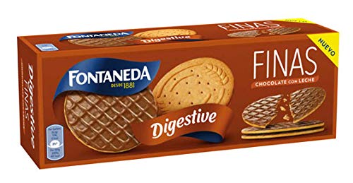 Fontaneda Digestive Finas Chocolate Leche , 170 g
