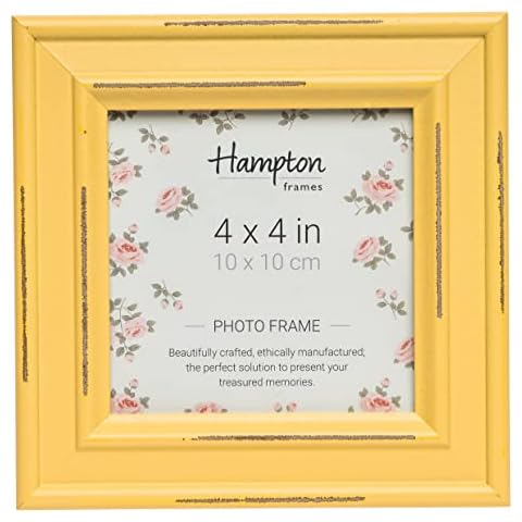 Cadre photo carré jaune Hampton Frames PAL301944Y Cover