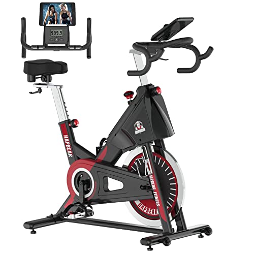 HAPBEAR Exercise Stationary Indoor Cycling Bike, 35 LBS Flywheel