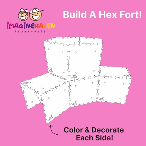 Imaginehaven 82130 Build A Fort Kit - Cardboard Fort Building Kit thumb #4