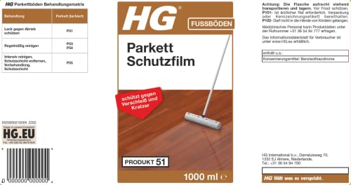 HG Parkett Schutzfilm