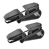 NA 2 Stück Brillenhalter Auto KFZ Brillen Clip, Ticket-Karten-Clip, 180° Drehbar, Clip für Auto Sonnenblende Auto Brille Brillenhalterung Sonnenbrillenhalterung