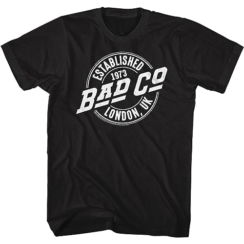 Photo de Bad Company Established 1973 London UK Men's T Shirt Merch Black XL