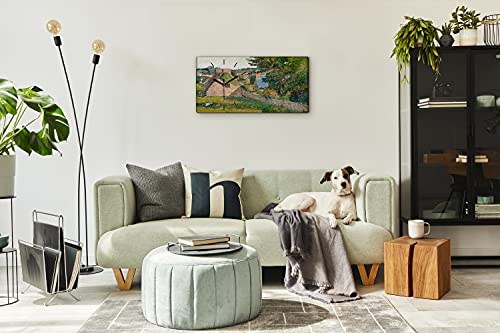 Horloge sur Toile sans Tic Tac Image Art Mural Silencieux pour Dormir