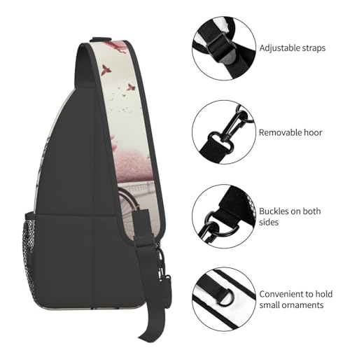 Mochila tipo bandolera cruzada para hombre y mujer miniatura 5