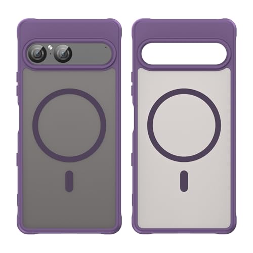 Image of Compatible with Sony Xperia 10 VII Case Cover,Compatible with MagSafe,Anti-Fall,Compatible with Sony Xperia 10 VII 5G XQ-FE54 XQ-FE72 Cell Protective Phone Case Purple