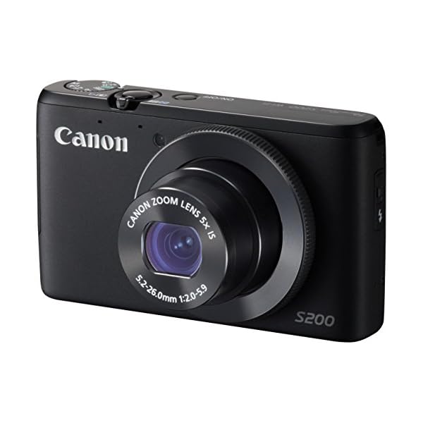 Canon PowerShot S200 Digitalkamera (10,1 MP, 5-Fach Opt. Zoom, 7,5cm (3 Zoll) LCD-Display, HD, GPS) schwarz – Bild 5