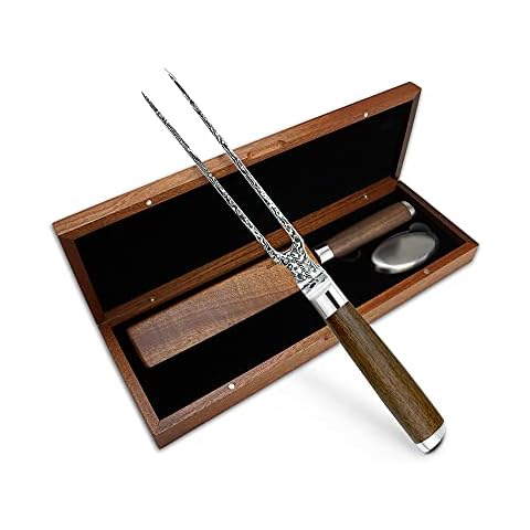 adelmayer® Fleischgabel lang mit Holzgriff Cover