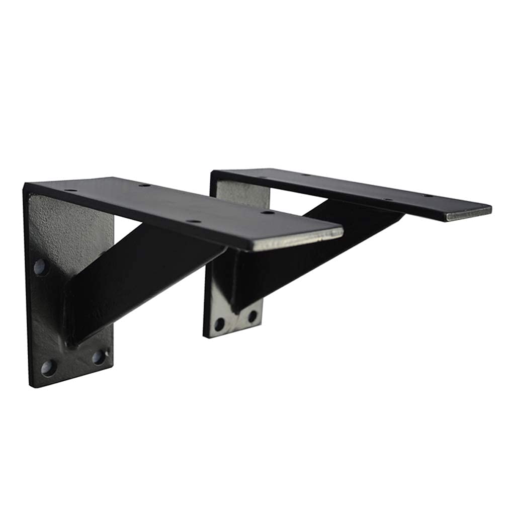 Supports d'étagère en métal muraux angle droit pour meuble suspendu