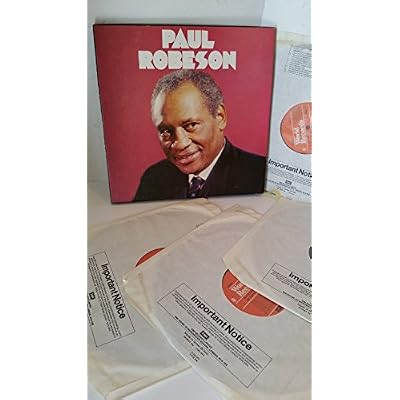 PAUL ROBESON paul robeson, 4 x lp, boxset, SM 341-44