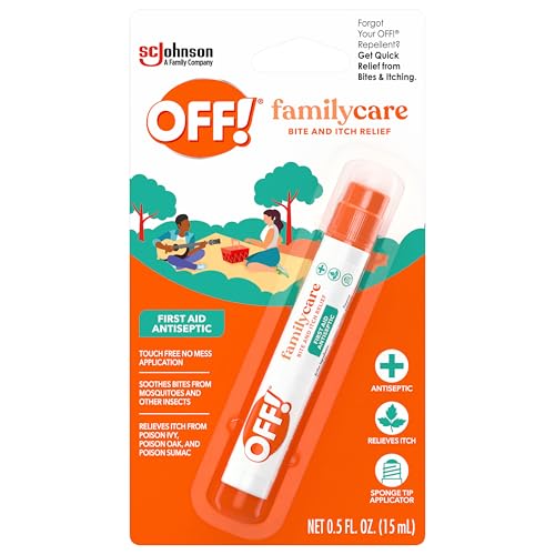 OFF! FamilyCare Bite and Itch Relief Pen, Provides Temporary Relief From Insect Bites, Gentle on Skin, 1 Count