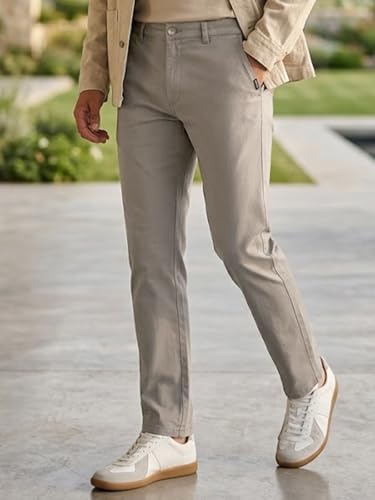 Image of Urbano Fashion Men's Slim Fit Mid Rise Pants