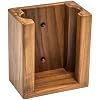 SeaTeak Wooden Liquid Soap/Hand Sanitizer Bottle Holder, 100% Solid Teak Wood, Wall Mountable, Fits Bottles Up to 10.5oz, Perfect for Spas, Boats, Cabins, Kitchens, RV's & Campers