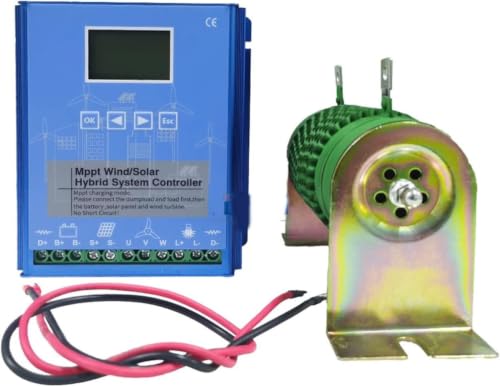 Controlador Híbrido MPPT 10000W que Optimiza la Carga de Turbina Eólica con Protección IP67