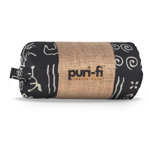 Image of Puri-Fi Breathe Pure | Activated Charcoal Air Purifier, Non-Electric, Coconut Shell Charcoal, Odor & Moisture Absorber, Air Freshener for Home, Car, Reusable & Long-Lasting, 400 Gm (Black Doodle)