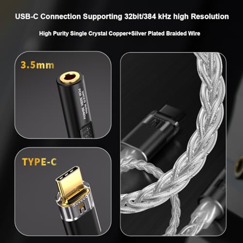 Adaptateur USB-C vers Jack 3.5mm eppfun USB DAC pour retrouver la prise casque sur iPhone 16