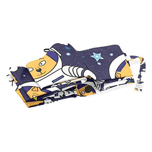 Sletend Cartoon Space Cat Portable Folding Windproof Automatic Umbrella,One Touch Auto Open And Close Button Compact Travel Umbrella For Women Men Kid #TOP5