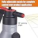 GAOLAOSY 2L Car Wash Pump Foam Sprayer, 0.5 Gallon Pressure Atomizer Water Soap Spray Bottle, Hand Pump Sprayer, Car Wash Foam Gun for Auto Beauty, Wheel Washing, Home and Garden Detailing