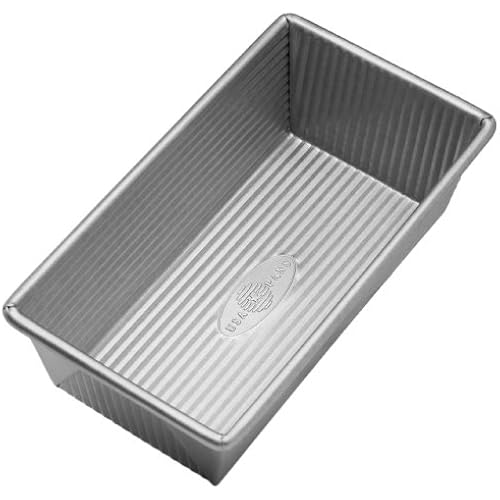 USA Pan Nonstick Standard Bread Loaf Pan, 1 Pound, Aluminized Steel