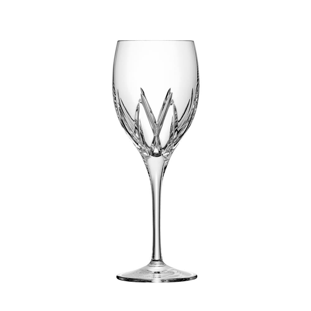 Copa de Vino Tinto Arnstadt Cristal London (21,5 cm) Cristal soplado artesanalmente, Pulido a Mano, Hecho a Mano en Alemania