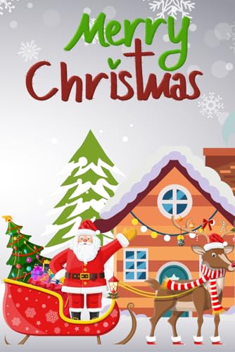 MERRY CHRISTMAS: CELEBRATING THE JOYOF THE SEASON. LINED PAPER NOTEBOOK. 120 PAGES, 6X9.