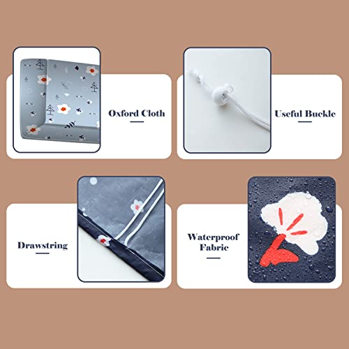 Sunydog-Couvercle de climatiseur d'intérieur avec Cordon de Serrage Étanche et Lavable Couvre-poussière pour climatiseur Mural Mini climatiseur Fendu Nettoyage Protecteur de poussière - Image 6