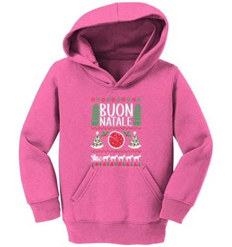 Tcombo Buon Natale - Italian Ugly Christmas Toddler/Youth Fleece Hoodie