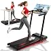 6 in 1 Folding Treadmill with 1-12KM/H, 9% Incline Walking Pad Foldable with APP, 2.75HP Under Desk Treadmills for Home Office, Running Machine Portable with Magnetic Remote Control, 350LBS Weight