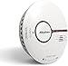 Smoke Alarm, Fire Alarm 10 Years Life Smoke Detector with LED Indicator&Test Button, Replaceable Battery,Conforms to EN14604 Standard, Sound and Flash Alarm 85dB for Home Kitchen, Easy Install