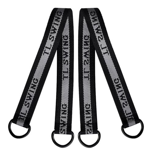 ZAWELIYO Lot de 2 Sangles de Suspension pour Balançoire d'arbre, Sangle de sécurité Solide, pour Balançoire d'arbre et Hamacs, Peut Supporter jusqu'à 660 LB, pour Le Camping,