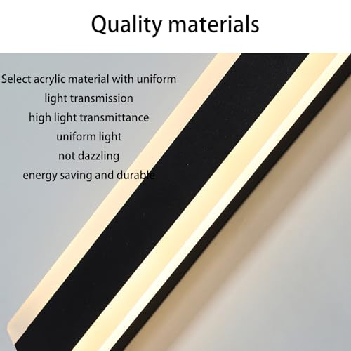 Applique murale LED extérieure dimmable IP65 luminaire acrylique jardin 40cm