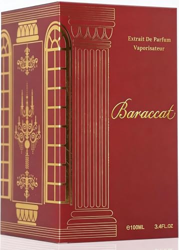 Baracat Eau de Parfum 100ml Unisex Arabic-Style Fragrance Long-Lasting Luxury Spray for Men and Women (BARACAT RED)