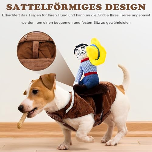 CUEMOON Halloween Haustiere Cosplay Kostüme,Killer Doll Fancy Dress Up Spooky Outfit, für Halloween Party Hundekleidung Outfit für Katze und Hunde,S