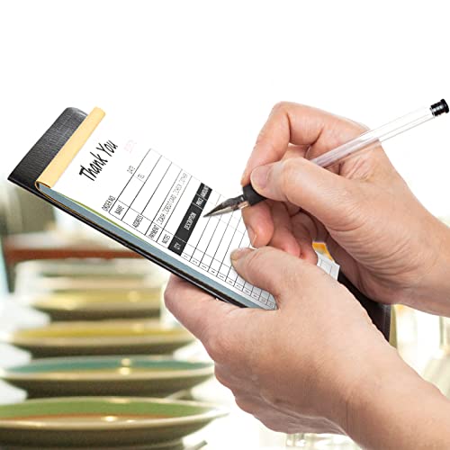 receipt book with cardboard 2-part carbonless order forms for small business