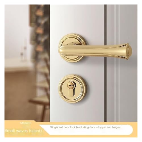 Serrure magnétique de porte en or pour intérieur moderne - 3