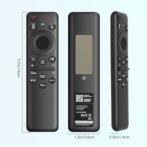 image for Seayoo BN59-01432A Solar Voice Remote Replacement for Samsung TV Remot