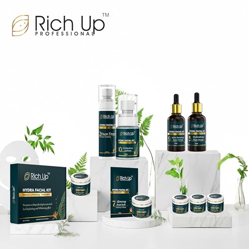 Hydra Facial Kit - 860Gm | Best Facial Kit For Glowing Skin | For All Skin Type Like Oily And Dry | With 10 Easy Steps | For Men & Women