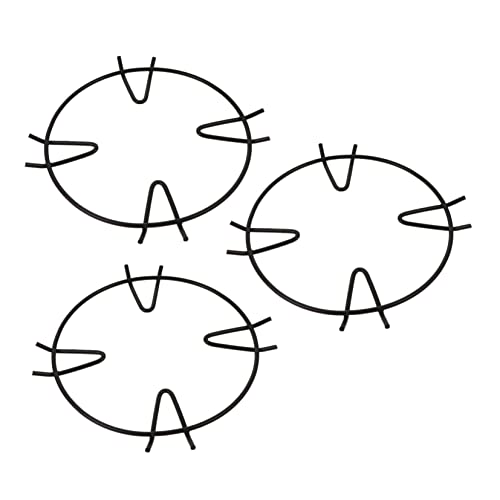 Mobestech 3Pcs Gas Stove Racks for Pots Skid Holders with High Temperature Resistance Kitchen Gadgets for Balancing Cookware Gas Cookers Easy to Clean and Design