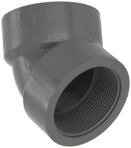 Spears 819-C Series CPVC Pipe Fitting, 45 Degree Elbow, Schedule 80, 1 NPT Female