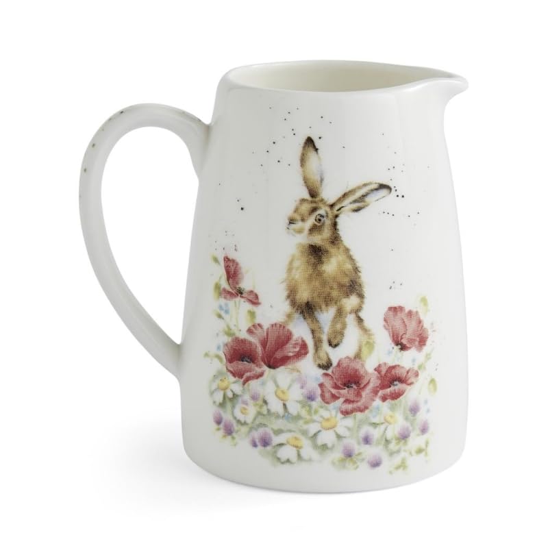 Royal Worcester Wrendale Designs Małe dzbaneczki na śmietankę 125 ml z króliczkiem