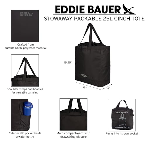 Bolsa de Transporte Eddie Bauer de 25L plegable con cordón 2