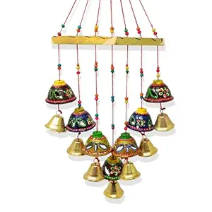 Shri Shri Handicraft Main Door Hanging toran makar sankranti Items Gift |latkan| Latest gate hangings Decoration Items for Home Decor bandarwal | Wall Door Hanging Decoration (Multicolour)
