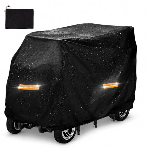 QJFHSNUUPS 2026 Wheelchair Cover for EZ Lite Cruiser DX12 2020-2026,Prevent Rain, Wind, Dust Sun Indoor Outdoor Use with Reflective Strips