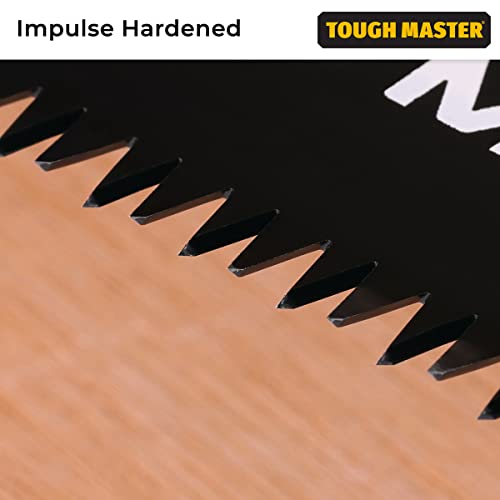 TOUGH MASTER Hand Saw 500mm, 7TPI Comfortable Non-Slip Handle, Pruning & Cutting Wood, Plastic, PVC Pipes, Razor Sharp Blade, Wood Saw with Ruler Markings 6 TOUGH MASTER Hand Saw 500mm, 7TPI Comfortable Non-Slip Handle, Pruning & Cutting Wood, Plastic, PVC Pipes, Razor Sharp Blade, Wood Saw with Ruler Markings - Image 6