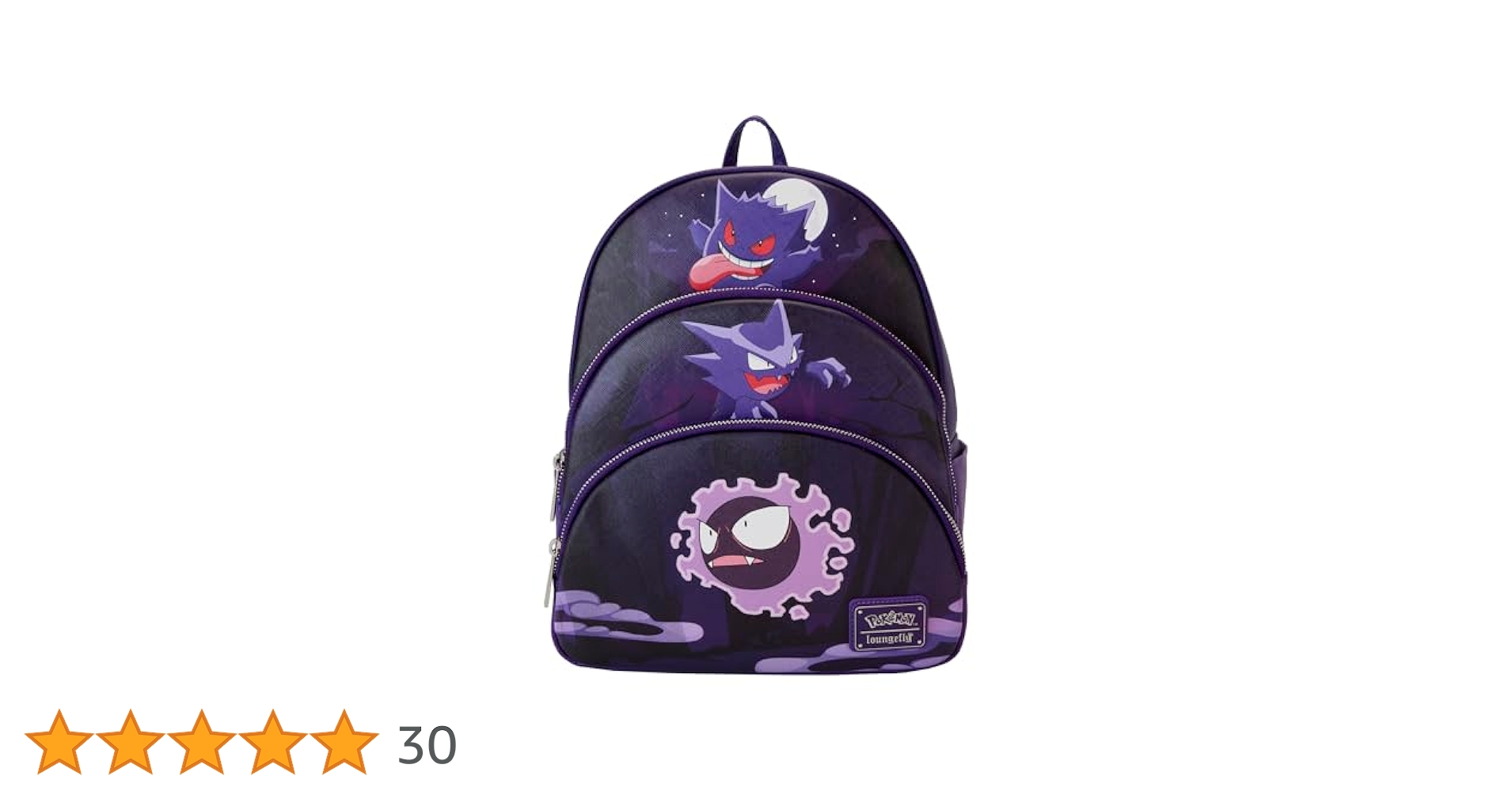 Loungeflyポケモン ゲンガー リュック バッグ Amazon.co.jp: Loungefly ポケモン Gastly Evolutions トリプル