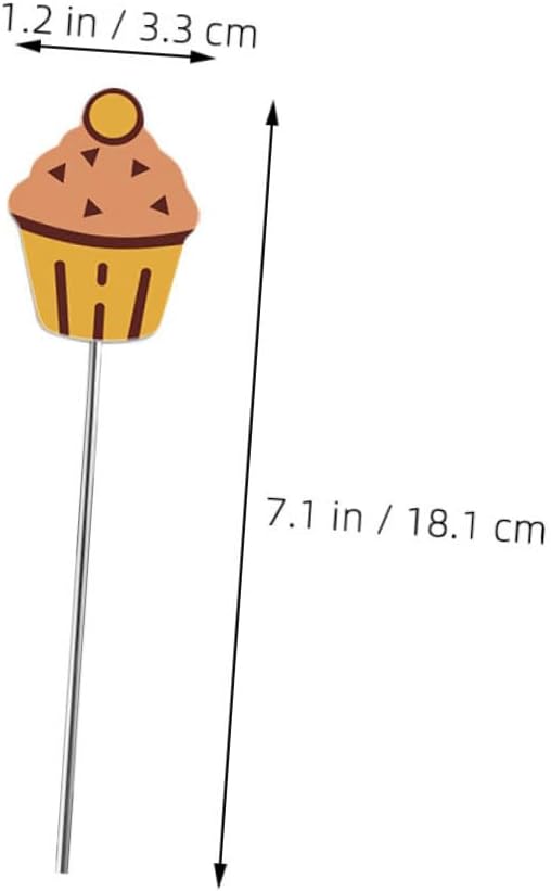 6pcs Stainless Steel Cake Testing Needles for Baking Precise Doneness Probe Sticks Kitchen Bakery Tools with Multiple for Bread Cookies Muffins
