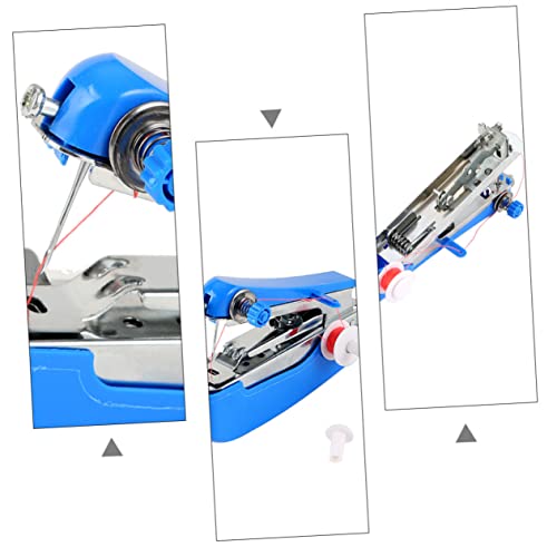 STOBOK 3 Stuks Kleine Naaimachine Miniatuur Bouwpakketten Kinderen Naaimachine Naaibenodigdheden Naaimachine Voor Beginners Mini Naaimachine Voor Kinderen Huishouden Plastic Naaidoosje - Image 3